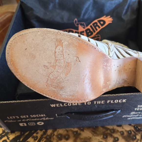 Freebird BELA Braided Beige Open-Toe Sandals - Picture 12 of 15